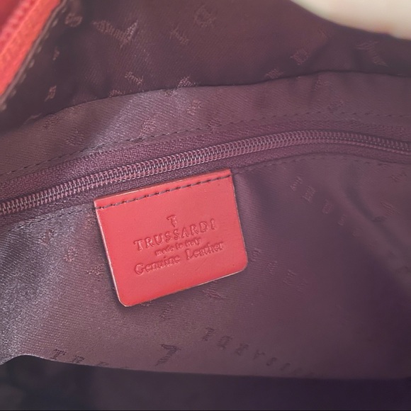 Trussardi Red Leather bag - Picture 9 of 14